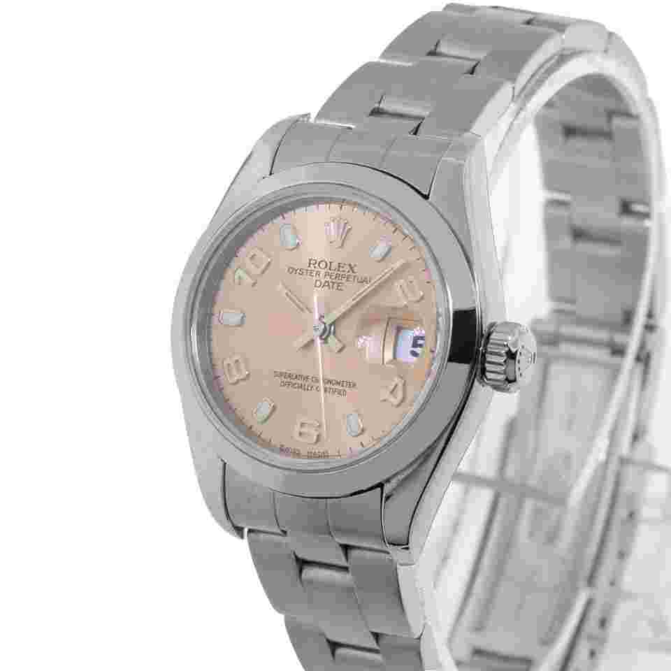 Rolex Oyster Perpetual Lady Date
Datejust 26mm Stainless Steel Pink Arabic Index Dial 79160