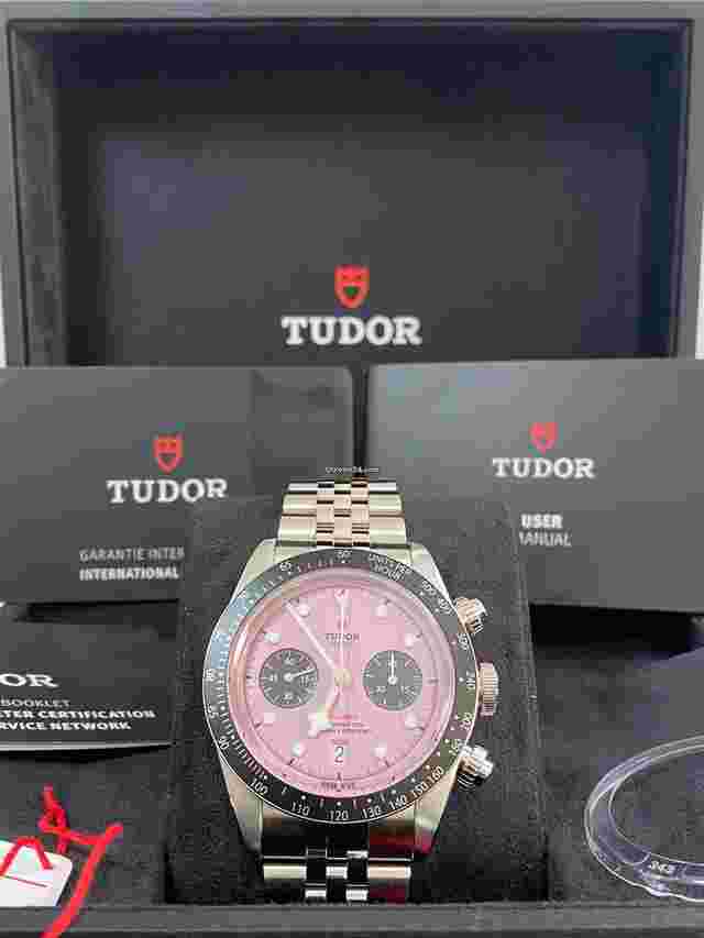 Tudor Black Bay Chrono
                           
                                 NEW 2024 UNWORN Black Bay Chrono Pink Dial 79360N-0019 FULL SET