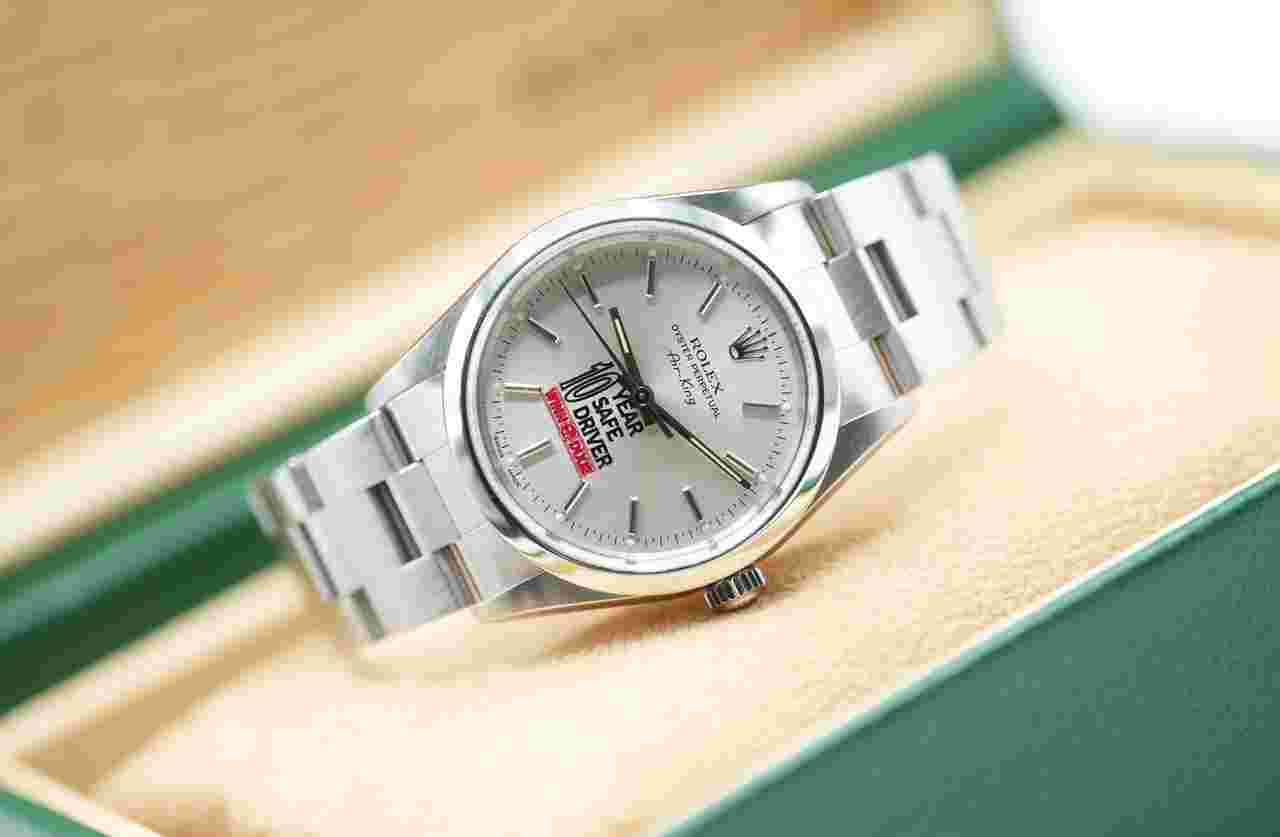 Rolex Air King
Oyster Perpetual Air-King Factory WinnDixie Driver Dial 14000 Box And 12 Month Warranty