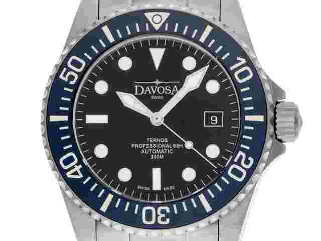 Davosa Ternos Professional 68H Stahl Automatik Armband Stahl 42mm Ref.161.538.40 Box&Pap. Full Set Neu Ternos Professinal 68H