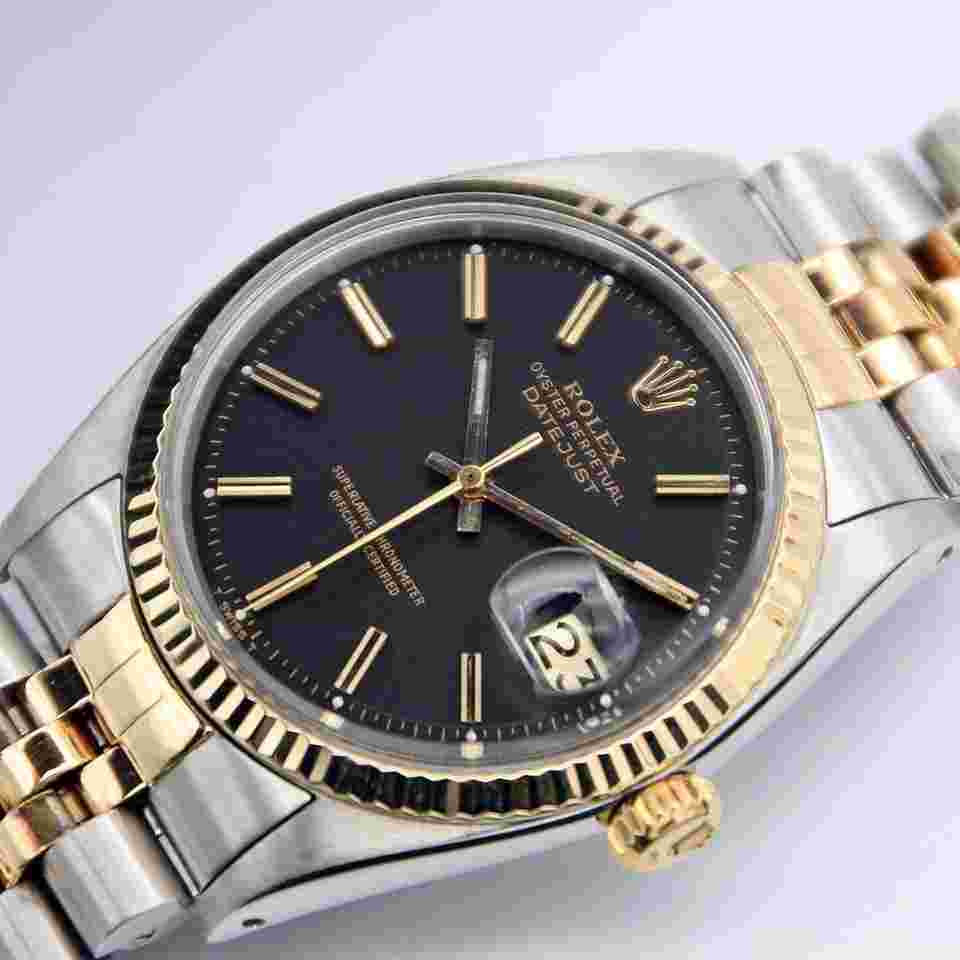 Rolex Datejust 36
ref. 1601 Steel/Gold 18K - Black Dial - Jubilee Bracelet