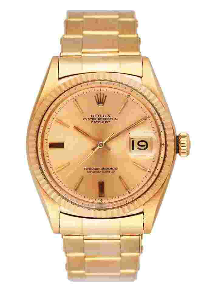 Rolex Datejust 36
1601 Pink Dial 18K Rose Gold Mens Watch