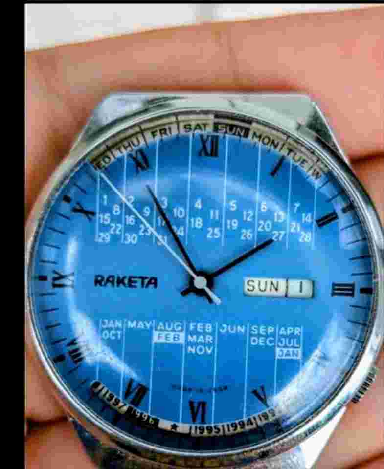 raketa,,INIMA OCEANULUI " Calendar perpetual 