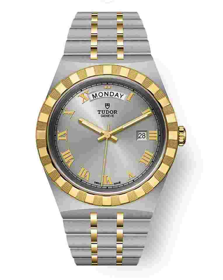 Tudor Royal
Unworn Royal 41mm Silver Roman Dial Two Tone Yellow Gold Bracelet 26803 Box & Papers 2024