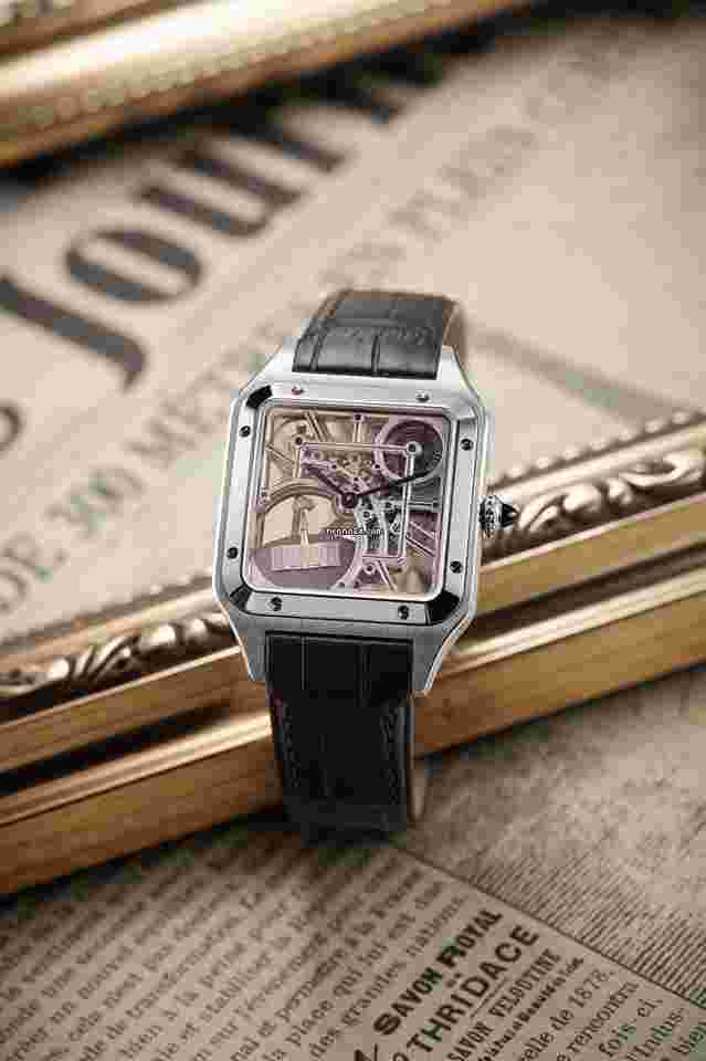 Cartier
                           
                                 Santos-Dumont Skeleton La Demoiselle Micro-Rotor
