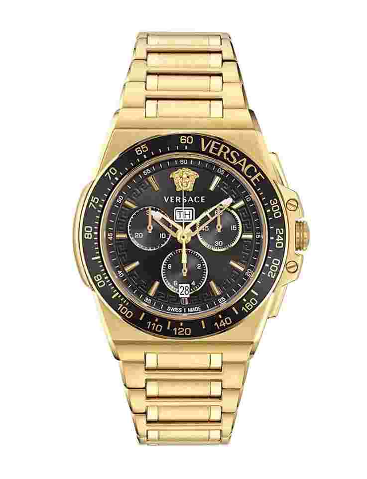 Versace greca extreme chrono 45 mm quartz saat vrscve7h00623