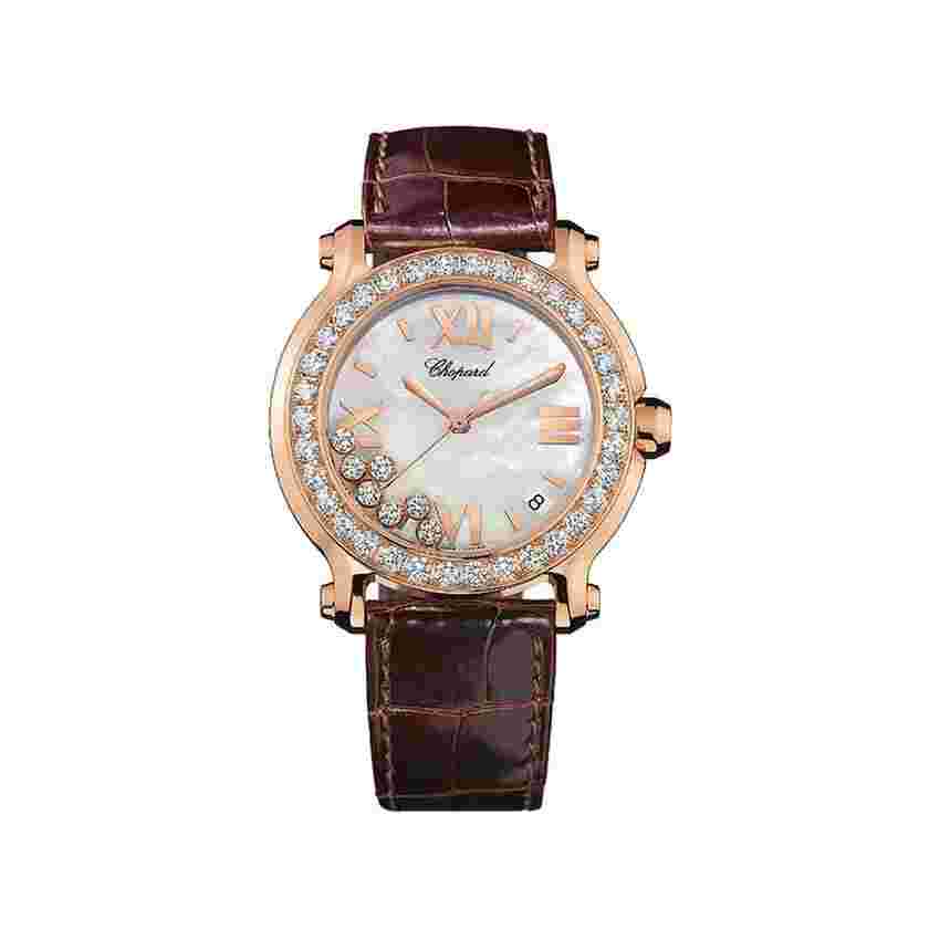 Chopard Happy Sport
Round Quartz 36mm Rose Gold Diamonds Ladies Watch NEW UNWORN