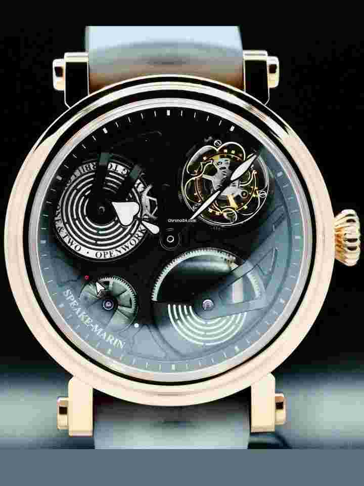 Speake-Marin
424211040 One and Two Openworked Tourbillon V2 RG 42mm