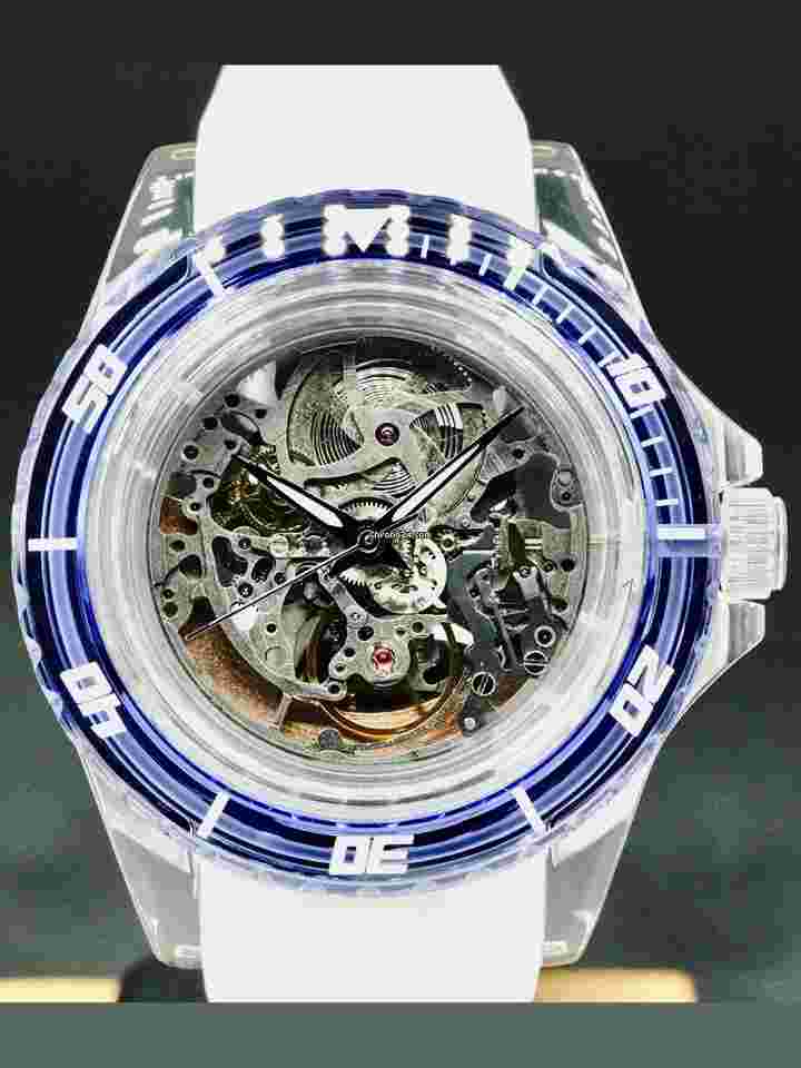 Artya
                           
                                 Diver Crystal Skeleton Blue Bezel
