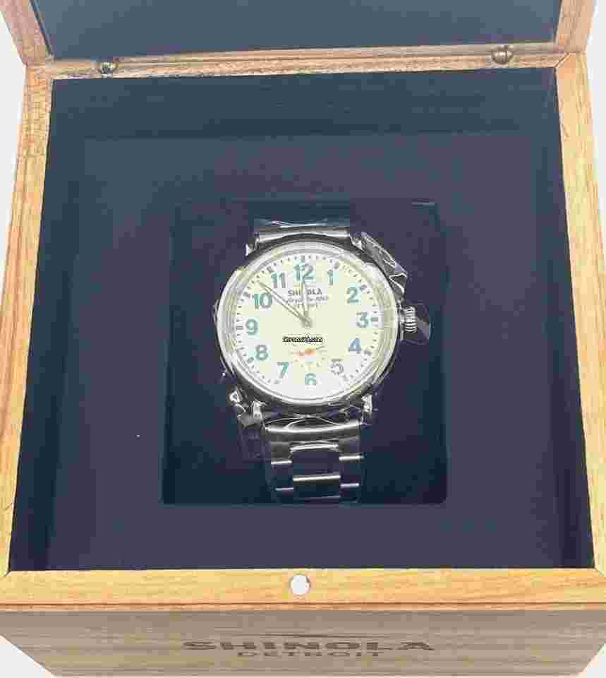 Shinola
                           
                                 The Runwell Watch 41mm Alabaster Dial Watch S0120282831