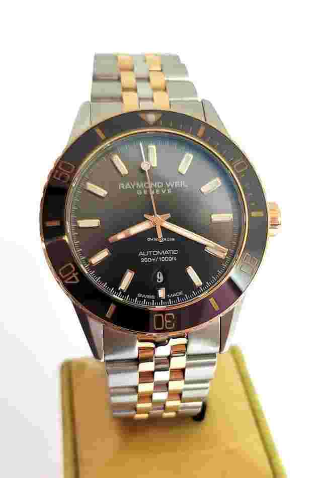 Raymond Weil Freelancer
                           
                                 S/Steel & Rose Gold Mens RAYMOND WEIL Freelancer Watch Black Dial Ref 2775 MINT