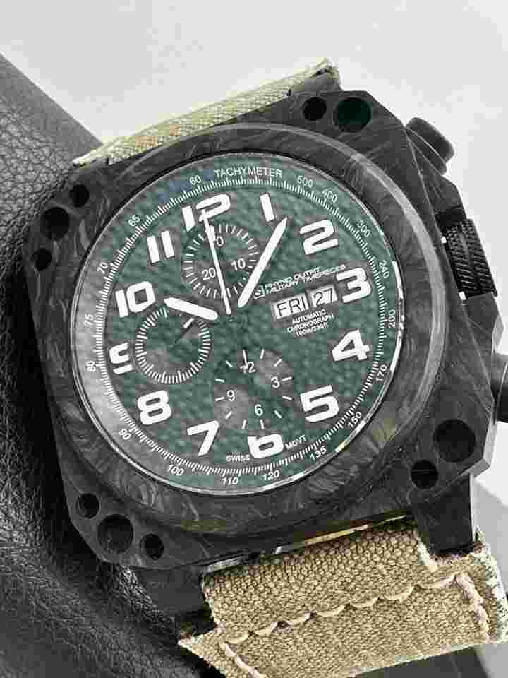 Rhyno Outfit Timepieces RHYNO Rubicon RFC-319 Forged Carbon LIMITED EDITION Chronograph Swiss AUTOMATIC