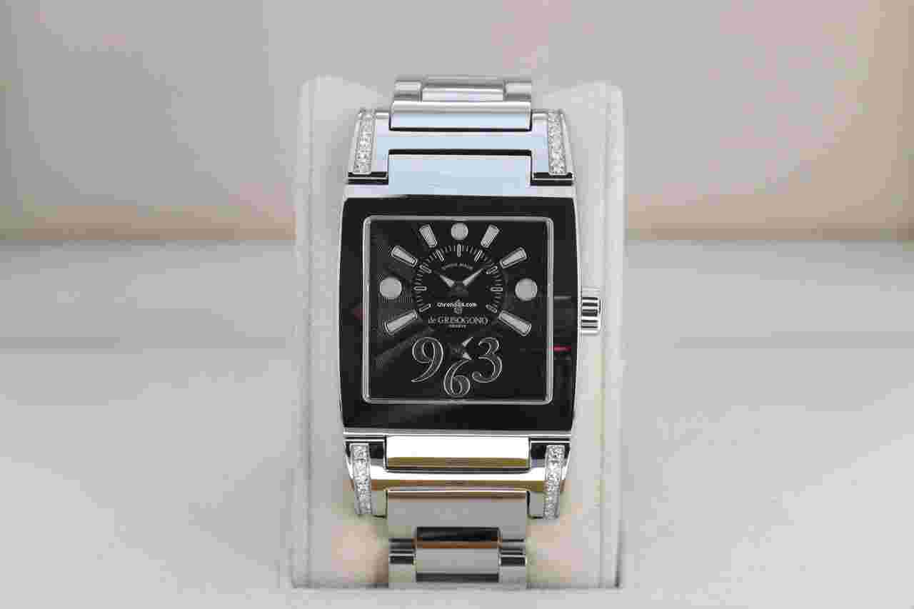 De Grisogono Instrumentino
Tino Acier Diamond Ladies Black Dial - Steel N01/B