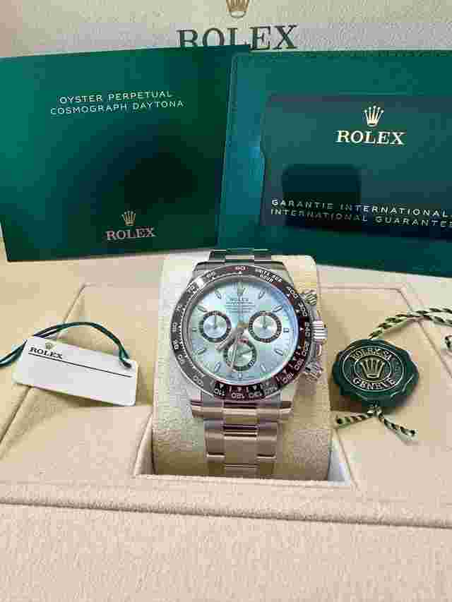 Rolex Daytona
                           
                                 NEW 2024 NEW REFERENCE Platinum Open Caseback Oyster Bracelet Brown Ceramic Bezel