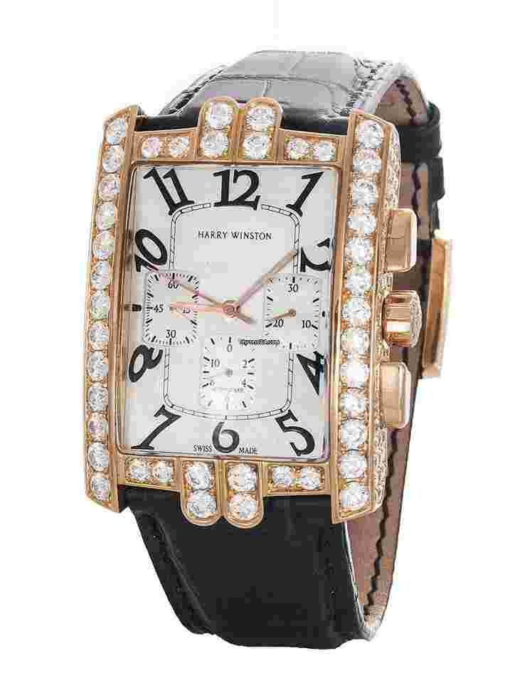 Harry Winston Avenue
C Chrono White Mop Dial 18K Case Diamond Unisex Watch