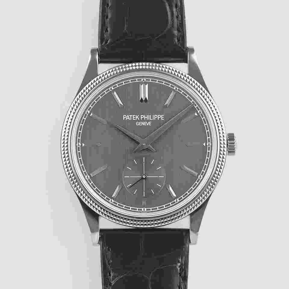 Patek Philippe Calatrava Manuelle or Blanc Montre Homme 6119G-001