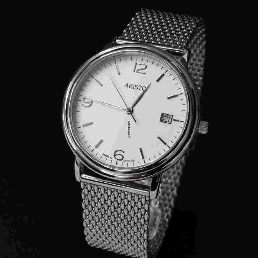 Aristo
                           
                                 German watch 38mm RONDA715 Swiss quartz 4H200-Sapphire Millanese BR