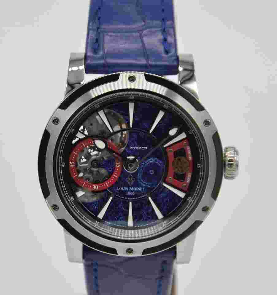 Louis Moinet
Mars Mission Blue Steel 43.2mm LIMITED LM-75.10.MA-B Leather Automatic