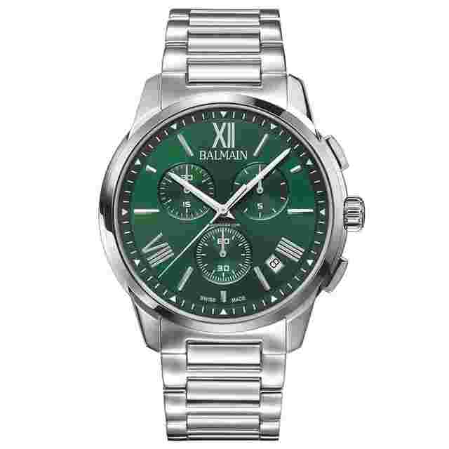 Balmain
                           
                                 Madrigal 42mm Chronograph Green Dial Men's Watch B74813372