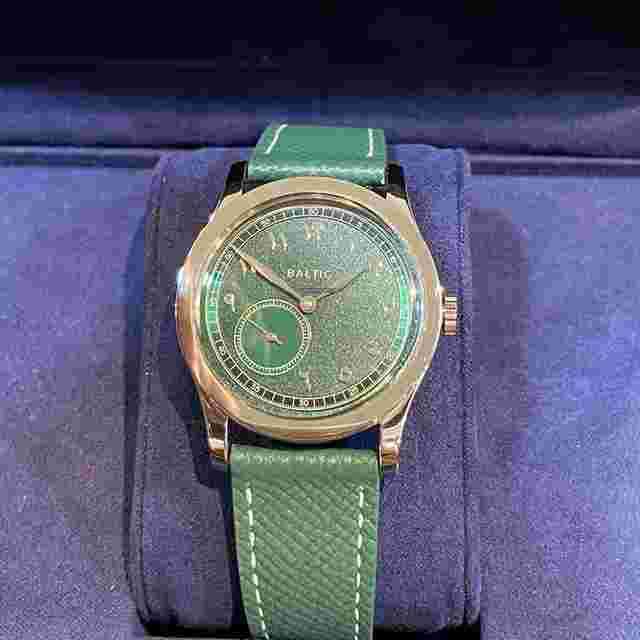 Baltic
                           
                                 Perpetual Micro-Rotor Green Arabic Dial Limited 300pcs MR01