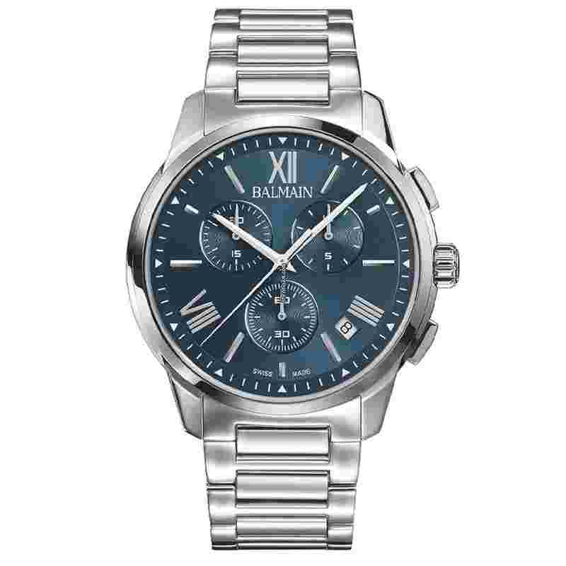 Balmain
Madrigal 42mm Chronograph Quartz Blue Dial Men's Watch B74813392