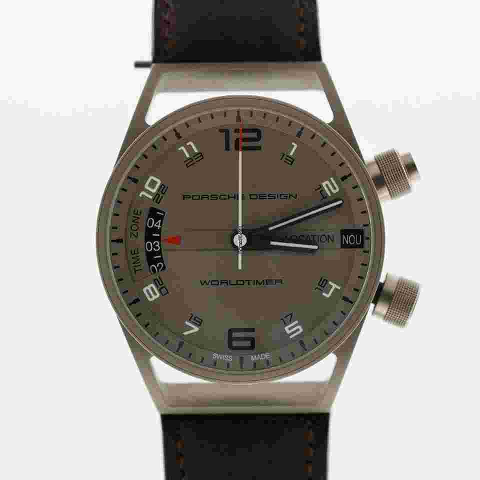 Porsche Design Worldtimer P6750 6750.10.24.1180 Titanium 45mm Watch