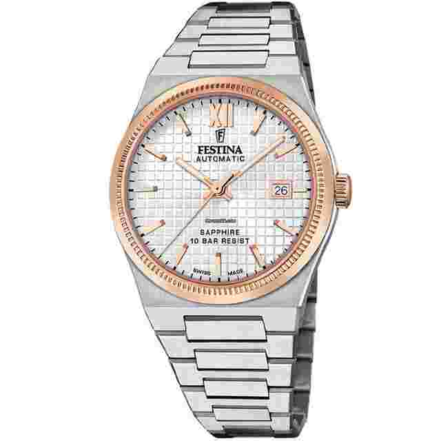 Festina
                           
                                 Swiss Made AUTO 40MM Rose Gold Men's Watch F20030-1
