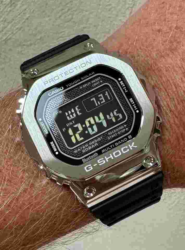Casio G-Shock
GMWB5000-1 Bluetooth Solar