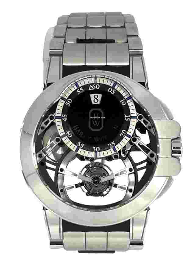 Harry Winston Ocean
                           
                                 Tourbillon Jumping Hour White Gold Men's Watch