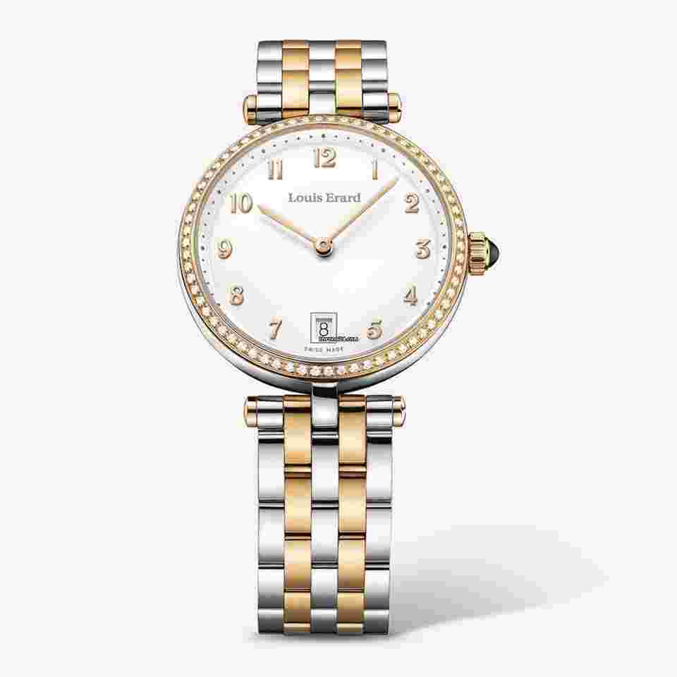 Louis Erard Romance
Diamond White Mother of Pearl Two-tone Stainless Steel Ladies Quartz Watch