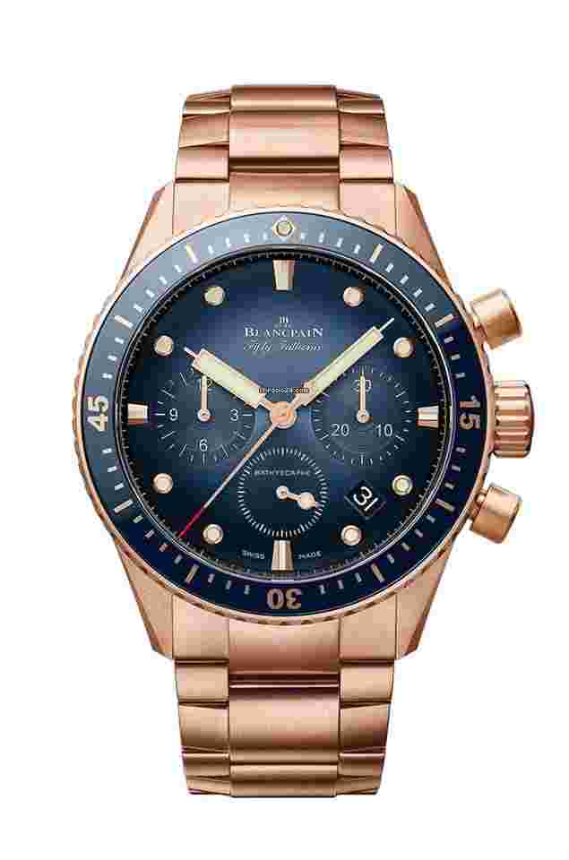 Blancpain Fifty Fathoms Bathyscaphe
Chronographe Flyback Rose Gold
