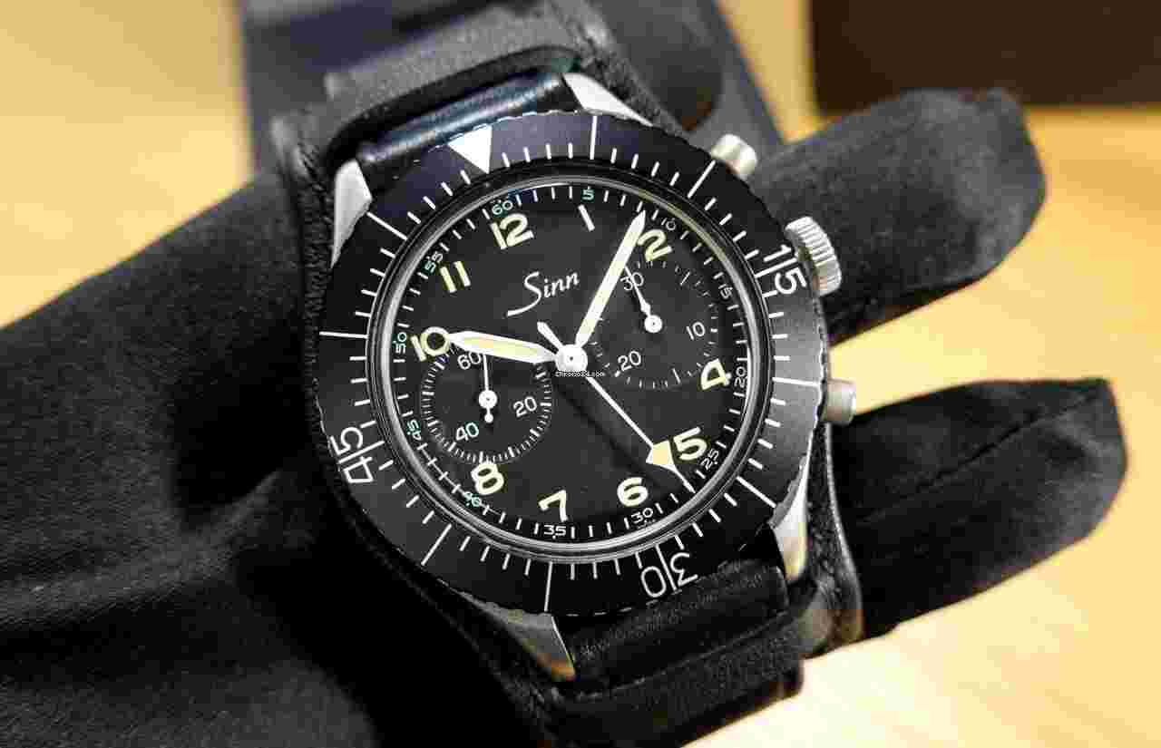 Sinn
                           
                                 43 mm 1550 SG Bundeswehr Flyback 155 Chronograph Heuer Versorgungsnummer