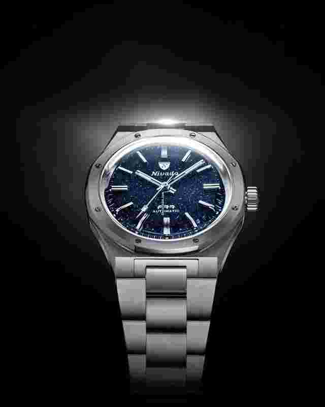 Nivada
                           
                                 F77 – Titanium Blue Aventurine 68018A77 - Nivada Grenchen Official Dealer