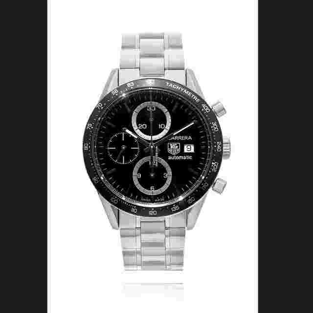 TAG Heuer Carrera Calibre 16
                           
                                 Chronograph Black Dial S/Steel 41mm Cv2010-0