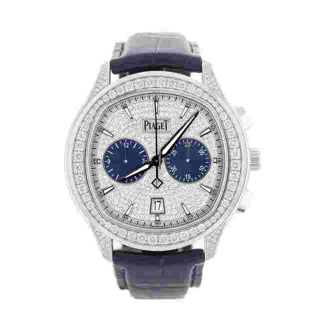 Piaget Polo
                           
                                 Chronograph White Gold Diamond Dial 42mm G0A46049 Full Set