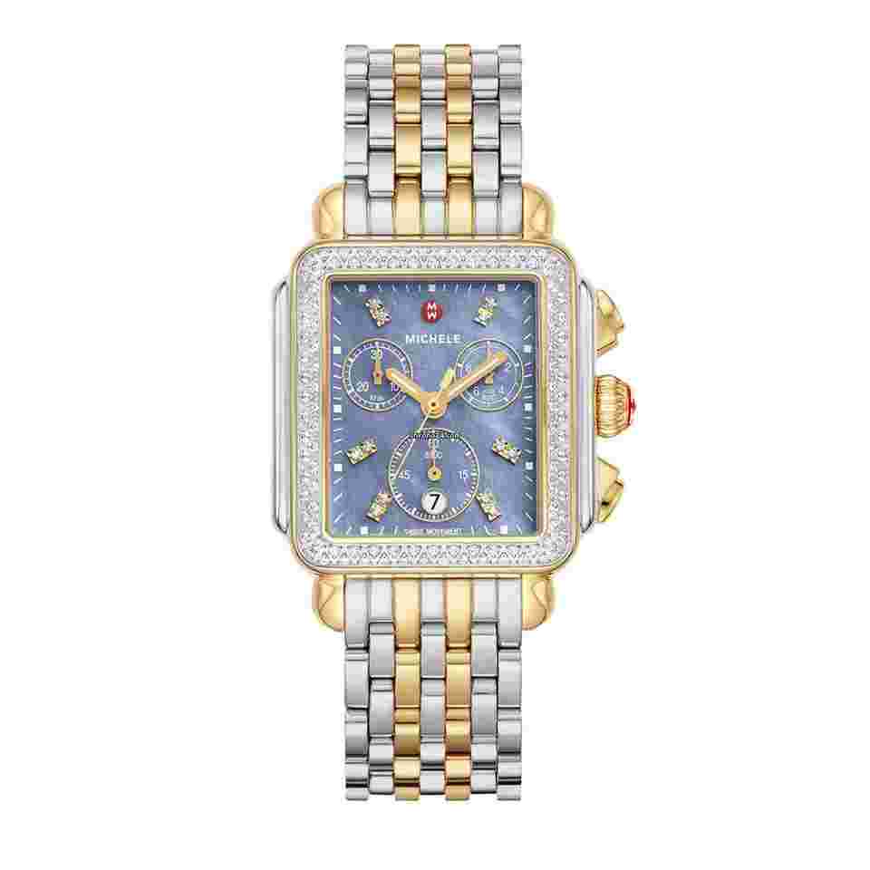 Michele Deco
                           
                                 Two-tone Blue Mop Dial Mww06a000809