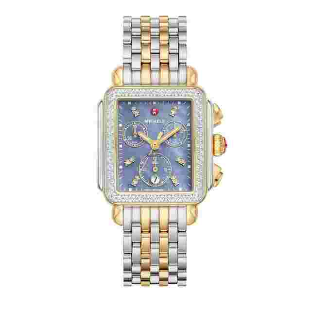 Michele Deco
                           
                                 Two-tone Blue Mop Dial Mww06a000809
