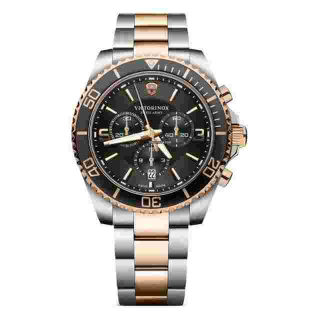 Victorinox Swiss Army Maverick
                           
                                 Black/Rose gold colored steel Ø43 mm