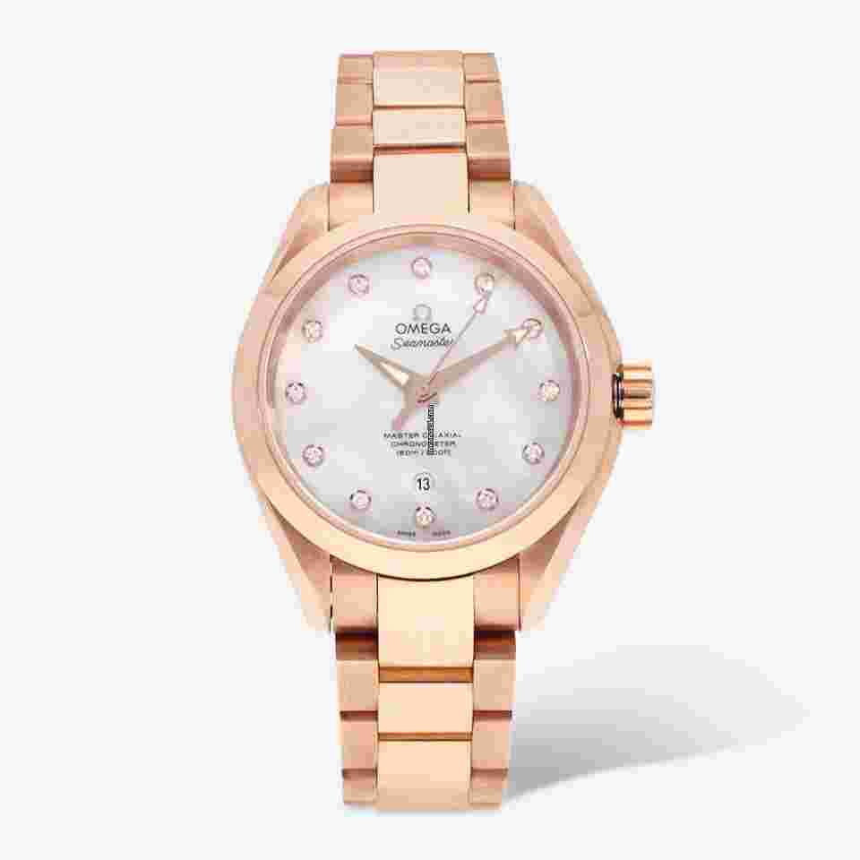 Omega Seamaster Aqua Terra
34mm Mother of Pearl MOP Dial Rose Gold 231.50.34.20.55.001