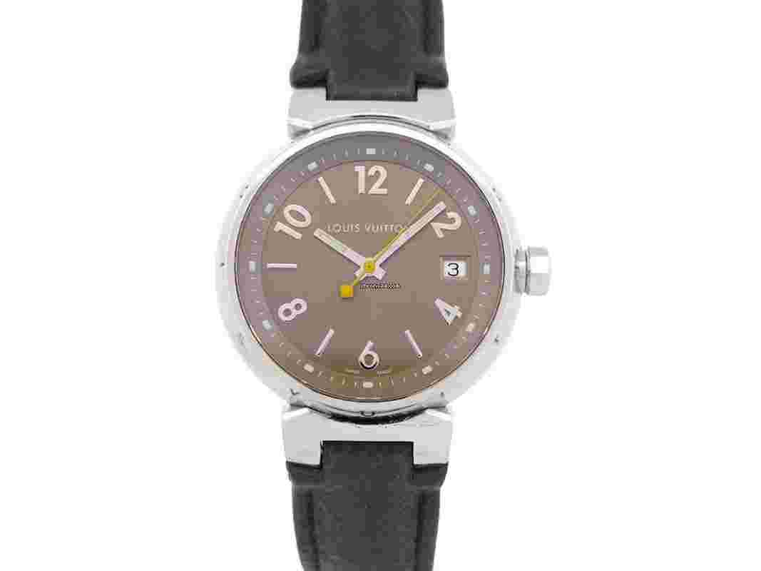 Louis Vuitton
tambour date q1312 33 mm quartz acier steel watch