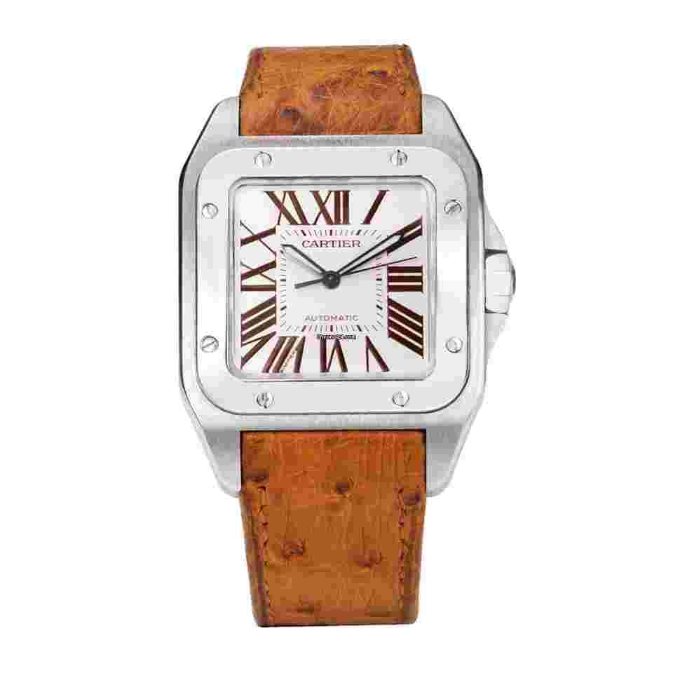 Cartier Santos 100
2891 Platinum White Roman Dial 42 mm