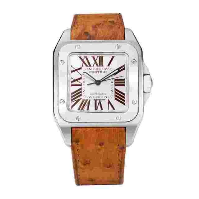 Cartier Santos 100
                           
                                 2891 Platinum White Roman Dial 42 mm