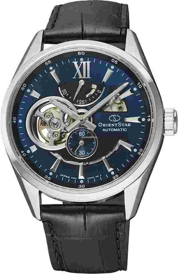Orient Star
Skeleton RE-AV0005L Orient automatic men's watch sapphire glass leather band