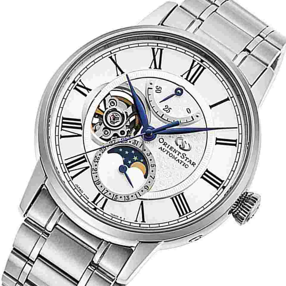 Orient Star
RE-AY0102S automatic men's watch Moon Phase Sapphire glass Super Anti-Reflecti