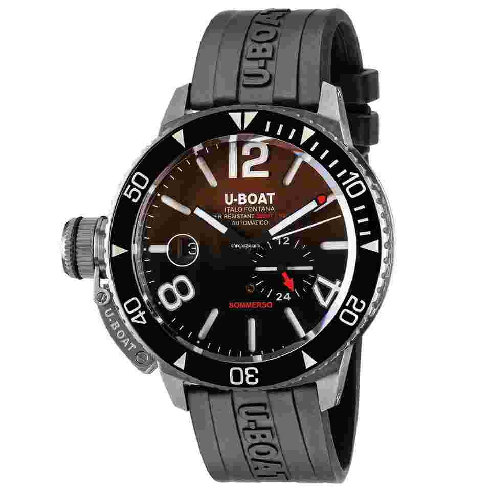 U-Boat Classico
Sommerso Ghiera Ceramica Bordeaux Automatic Watch 46 mm 9521