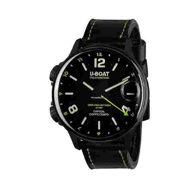 U-Boat
                           
                                 Capsoil Doppiotempo DLC GMT Mens Watch 55mm 9675