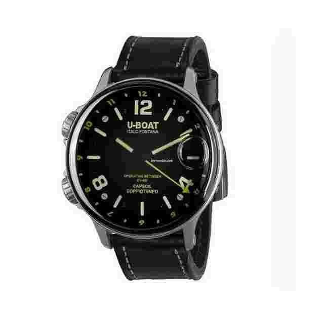 U-Boat
                           
                                 Capsoil Doppiotempo SS GMT herenhorloge 55 mm 9676