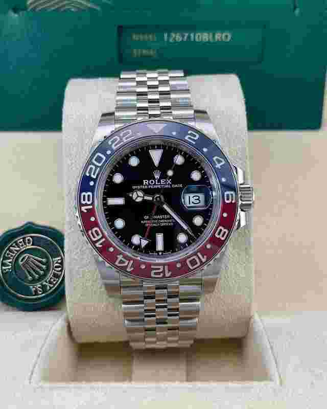 Rolex GMT-Master II
                           
                                 In Stock 2024 GMT-Master II Pepsi 126710BLRO Jubilee Bracelet