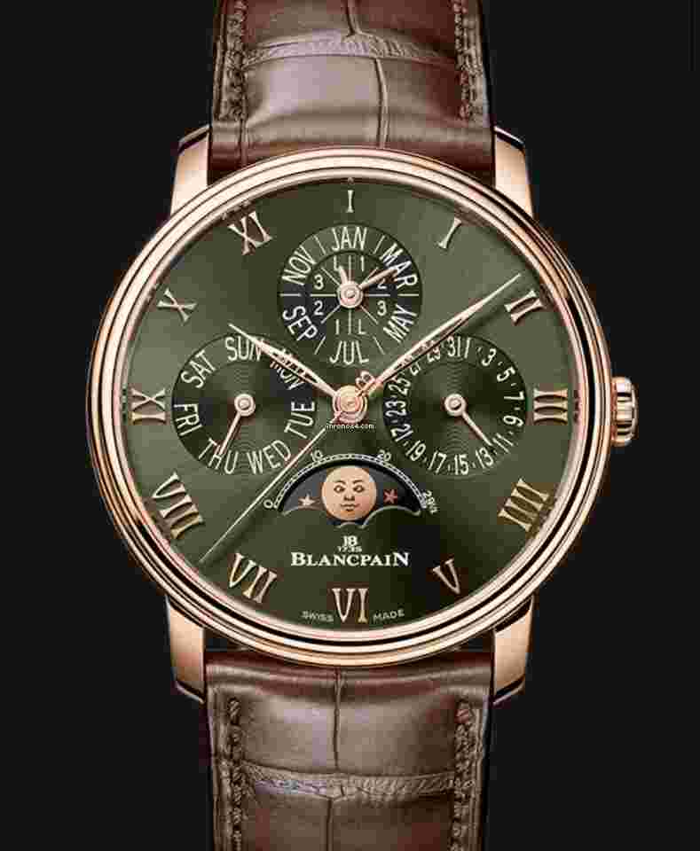 Blancpain
NEW 2024 Villeret Quantième Perpétuel GREEN DIAL LIMITED