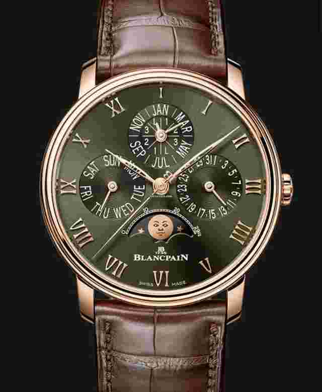 Blancpain
                           
                                 NEW 2024 Villeret Quantième Perpétuel GREEN DIAL LIMITED